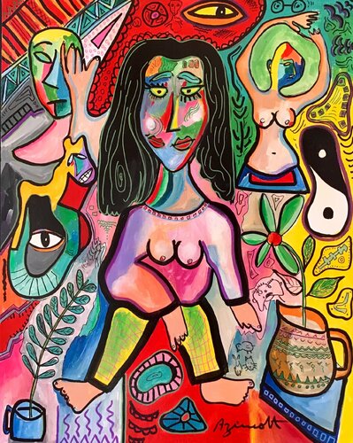JEUX INTERDITS by Jean-Louis Azencott, Painting for Sale on Singulart