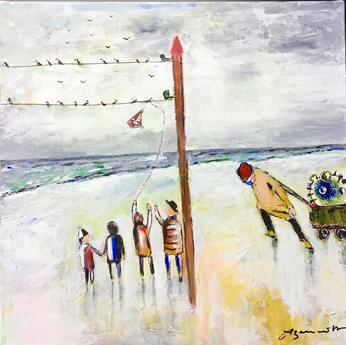 COVID 19 par Jean-Louis Azencott, Peinture en vente sur Singulart