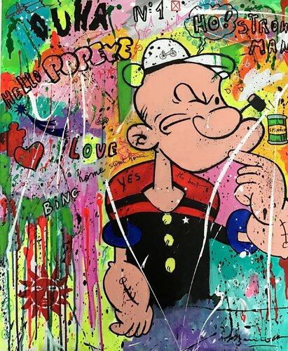POPEYE de Jean-Louis Azencott, Pintura a la venta en Singulart