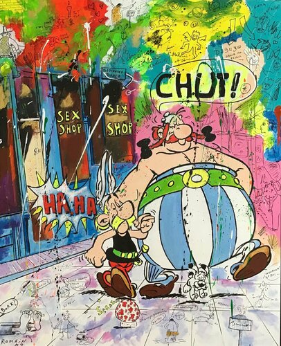 VOUS AVEZ DIT SEX SHOP ? par Jean-Louis Azencott, Peinture en vente sur Singulart