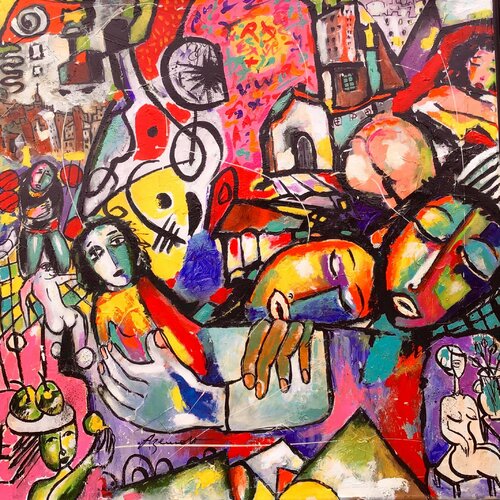 Jusqu'au bout de la nuit di Jean-Louis Azencott, Pittura in vendita su Singulart