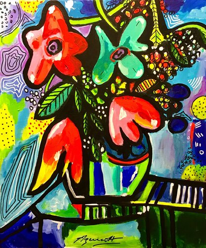 MÉLODIE PRINTANIÈRE par Jean-Louis Azencott, Peinture en vente sur Singulart