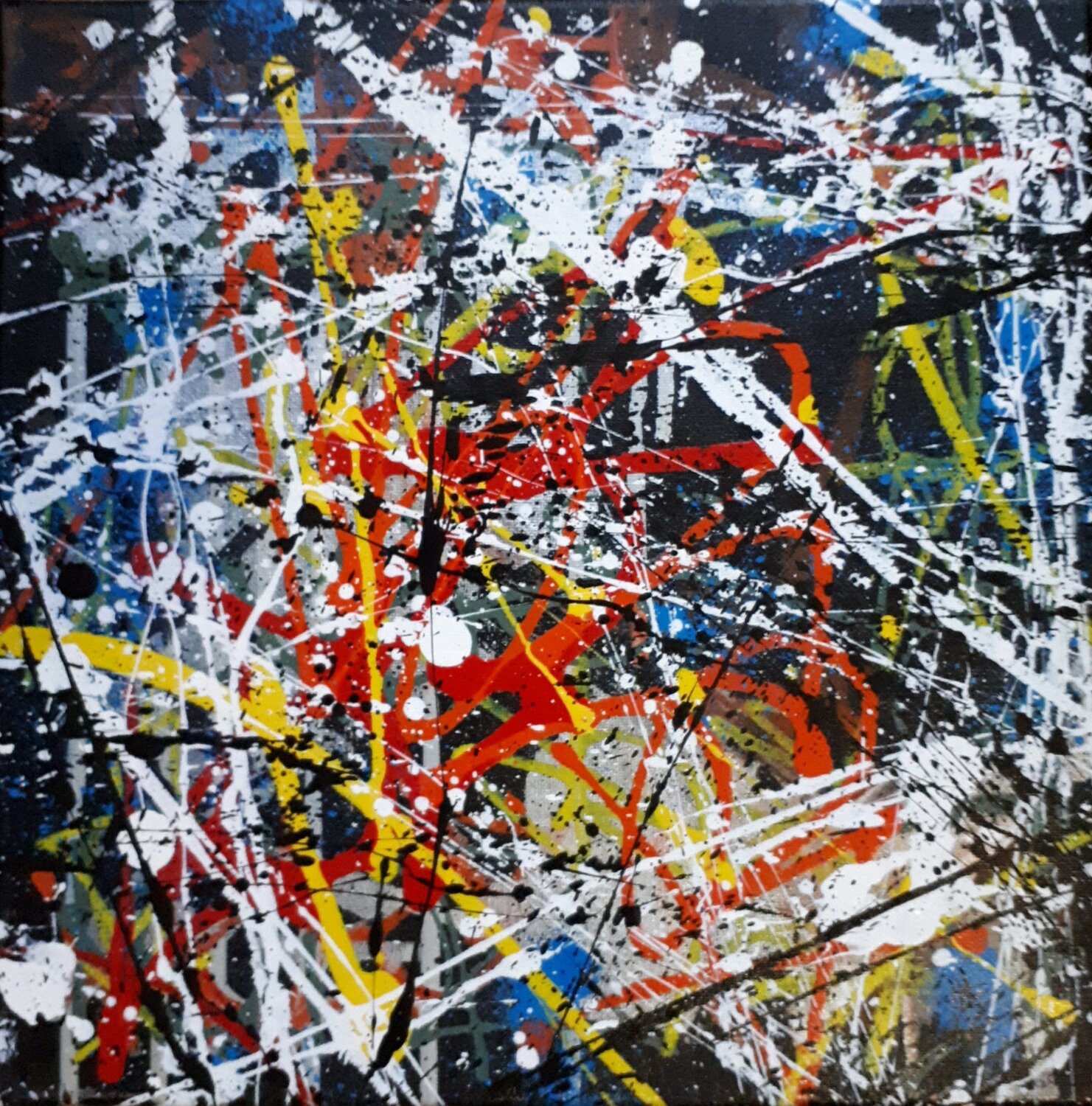 Tableau  Dripping 20 Hari Pintura original en venta