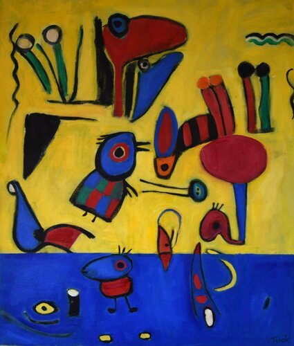 ''Looking for Inspiration'' di JO Tuck, Pittura in vendita su Singulart