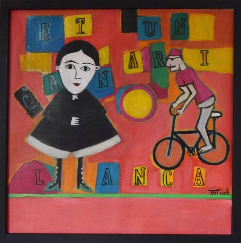 Alice In Paris-2 di JO Tuck, Pittura in vendita su Singulart