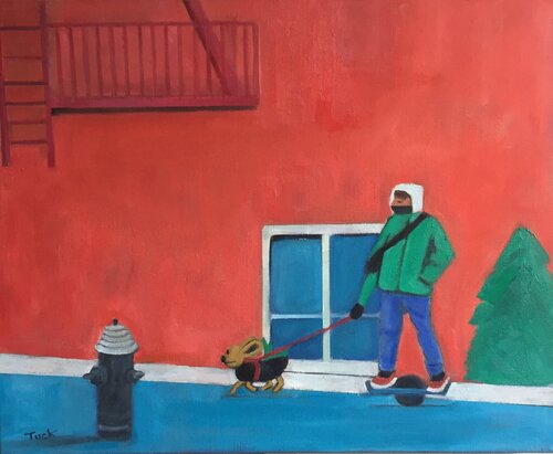 "New York City-The Getaway" di JO Tuck, Pittura in vendita su Singulart