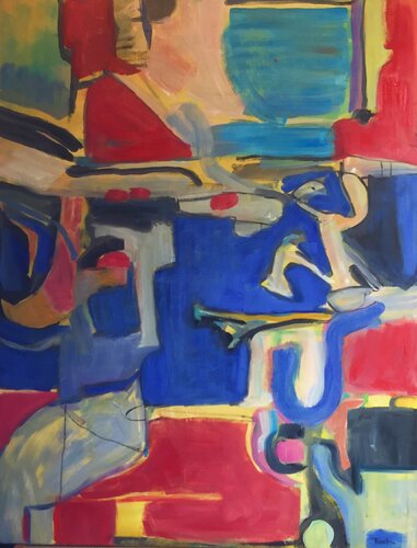 "Abstract Painting-My Mary In THe Morning" di JO Tuck, Pittura in vendita su Singulart