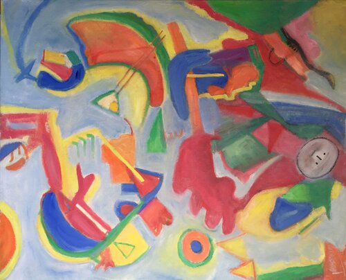 "Abstract Painting-Bright Day" by JO Tuck, Painting for Sale on Singulart