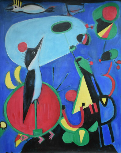 ''.Once in a Blue Moon'' by JO Tuck, Painting for Sale on Singulart