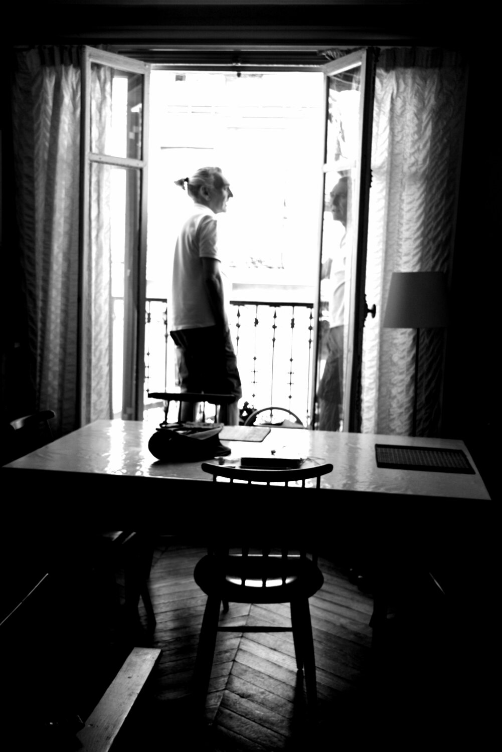 "Paris, Early Morning Reflections" JO Tuck Fotografie te koop