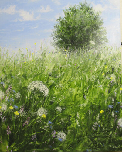 dans le vert de vie von Brigitte Di Scala, Malerei kaufen auf Singulart