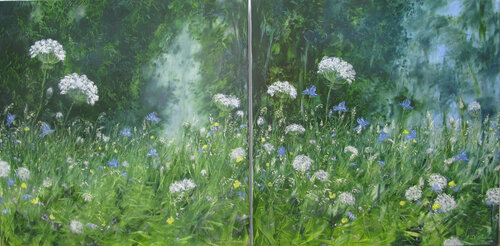 là où se cache le secret des choses di Brigitte Di Scala, Pittura in vendita su Singulart