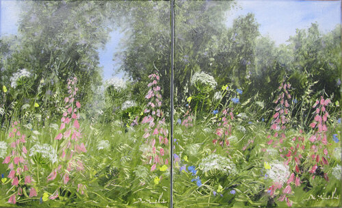 avec des mots tendres di Brigitte Di Scala, Pittura in vendita su Singulart