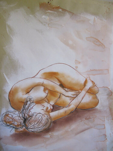 lascive by Brigitte Di Scala, Work on Paper for Sale on Singulart