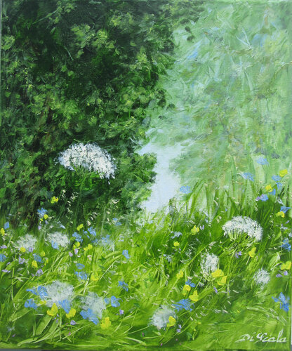 à l'orée du silence di Brigitte Di Scala, Pittura in vendita su Singulart