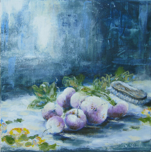 retour du potager di Brigitte Di Scala, Pittura in vendita su Singulart