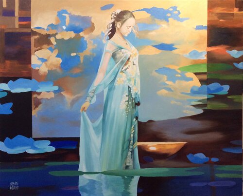 La Princesse par Alain Rolland, Peinture en vente sur Singulart