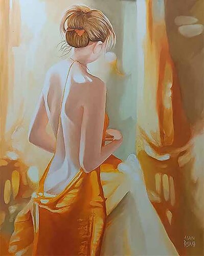 Douce lumière par Alain Rolland, Peinture en vente sur Singulart