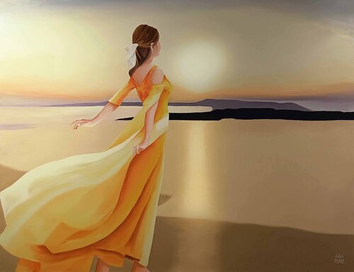 Dans les îles par Alain Rolland, Peinture en vente sur Singulart