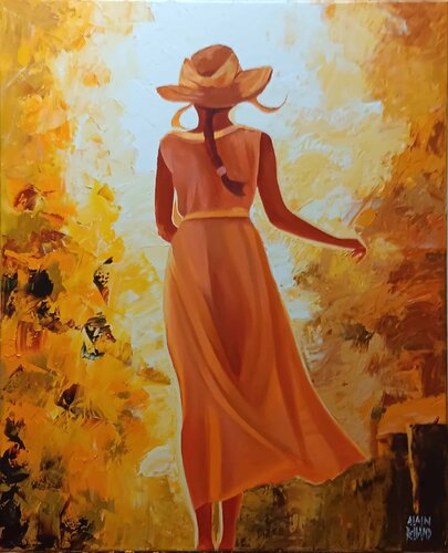 Le bonheur par Alain Rolland, Peinture en vente sur Singulart