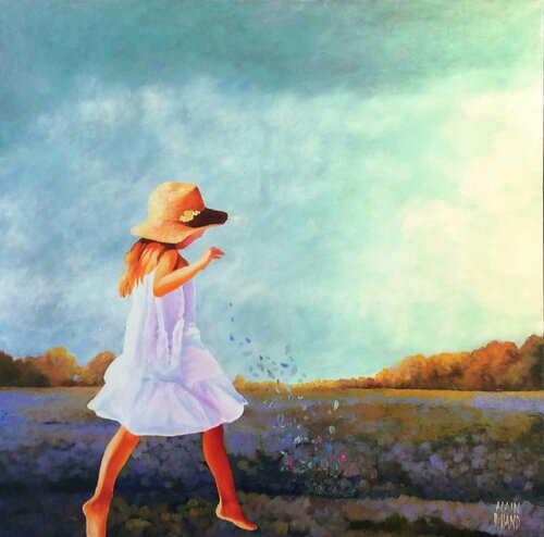 La fin de l'été par Alain Rolland, Peinture en vente sur Singulart