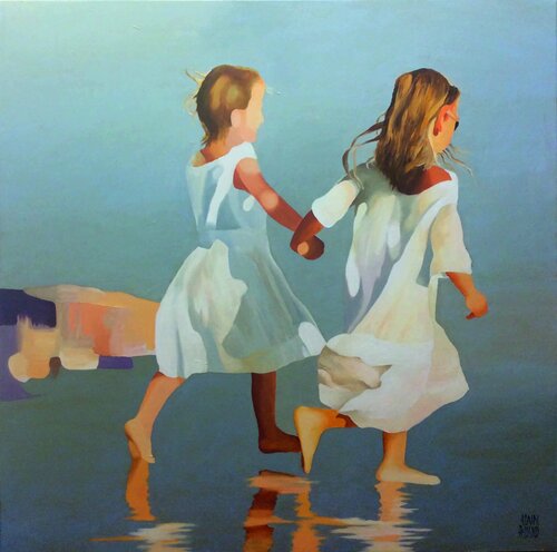 Allons voir la mer par Alain Rolland, Peinture en vente sur Singulart