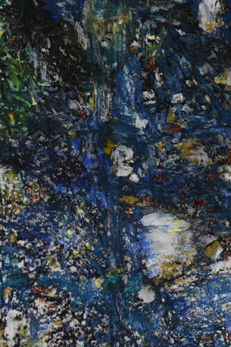Blu rock van Sylvia Rhud, Tekening te koop op Singulart
