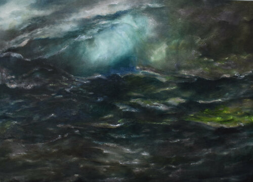 Underwater von Sylvia Rhud, Malerei kaufen auf Singulart