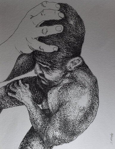 Human XIX by Sylvia Rhud, Drawing for Sale on Singulart