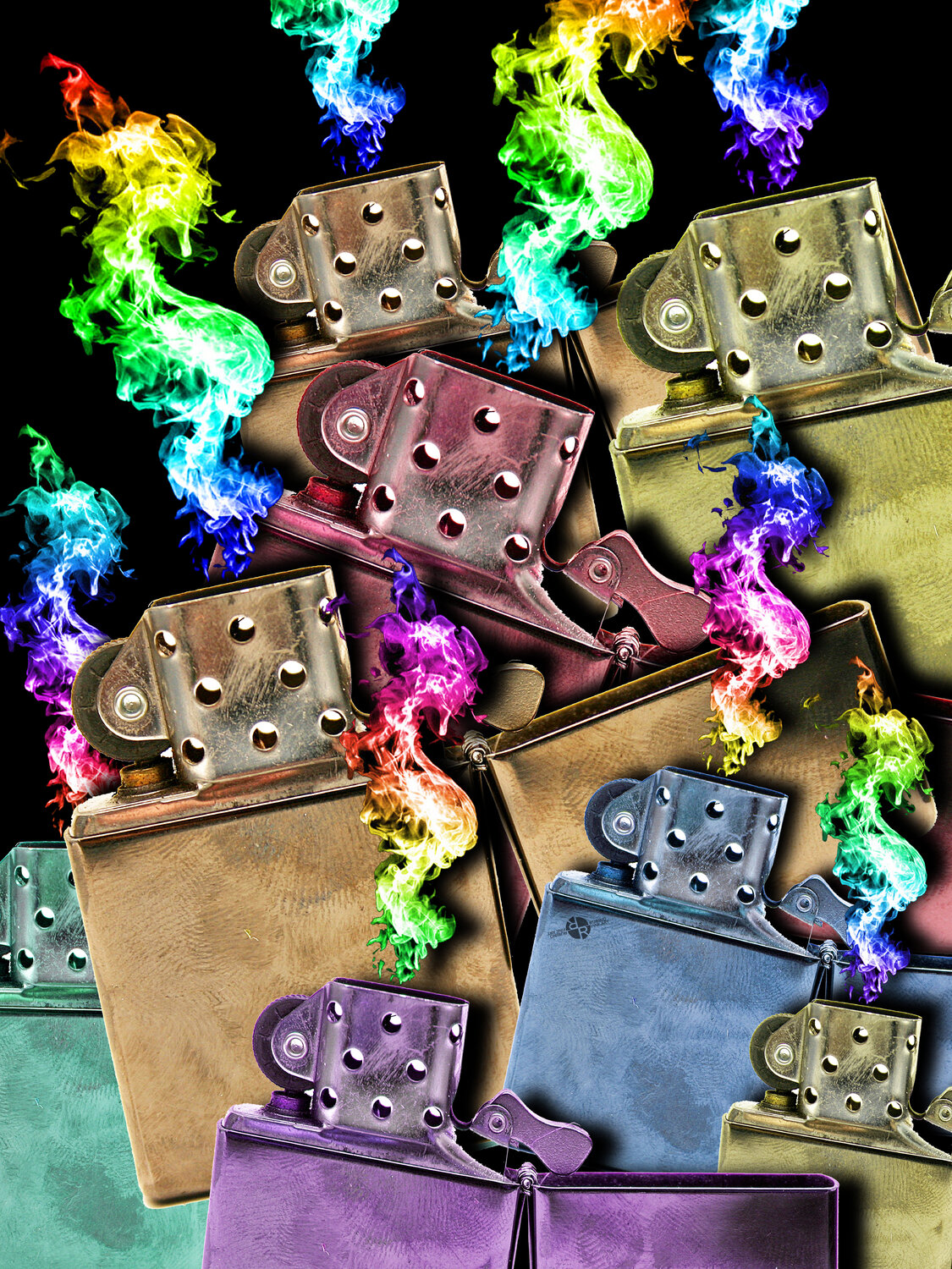 Cool Zippo Lighters Wallpaper