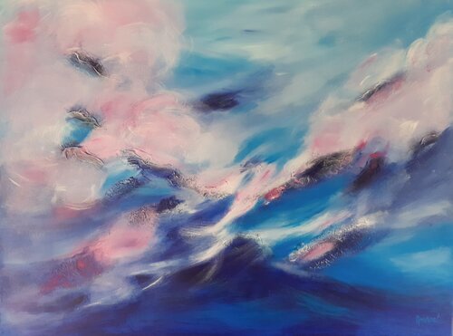 Aube rose di ANVAL, Pittura in vendita su Singulart