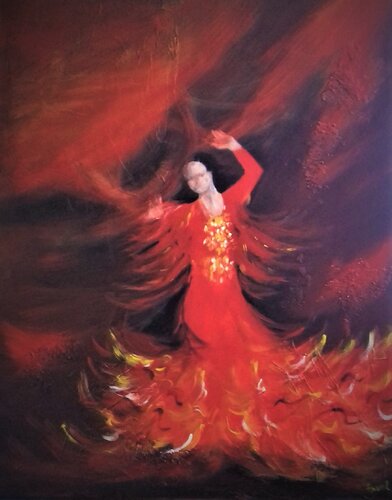 Passion Flamenco von ANVAL, Malerei kaufen auf Singulart