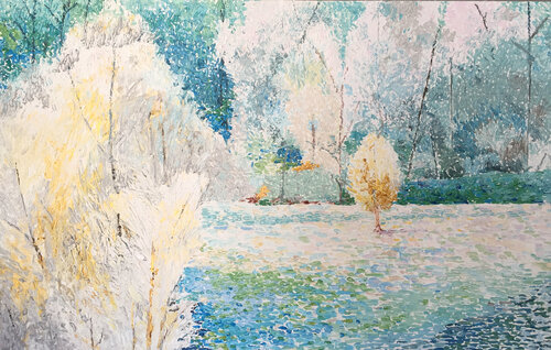 Early frost by Nelly Marlier, Painting for Sale on Singulart