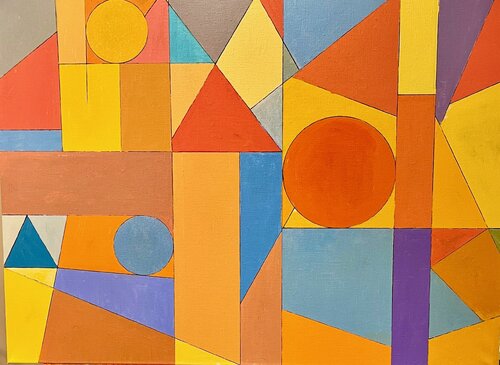 Clockwork Oranges No 40 van James A Hamilton III, Schilderij te koop op Singulart