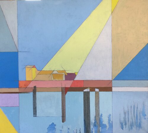 Surfside No. 24, The Harbor van James A Hamilton III, Schilderij te koop op Singulart