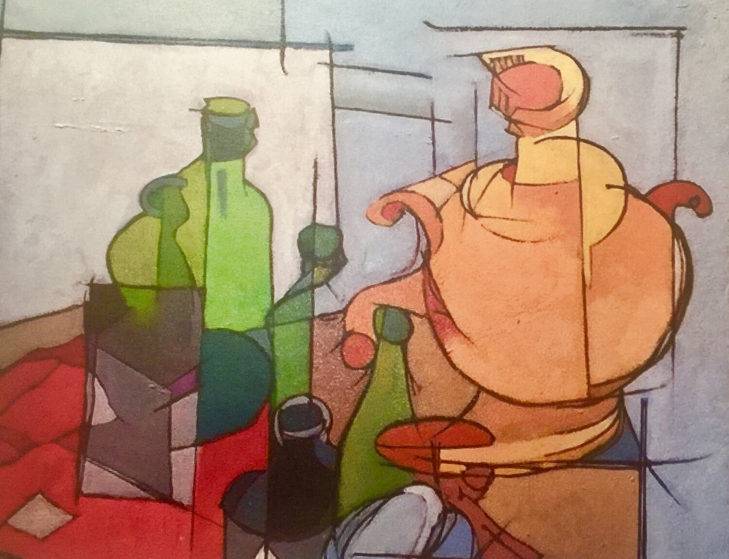 Samovar and Wine Bottles James A Hamilton III