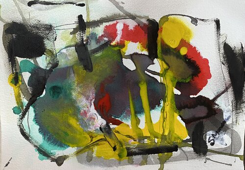 Abstaction1 by Steliana MOCANU, Work on Paper for Sale on Singulart