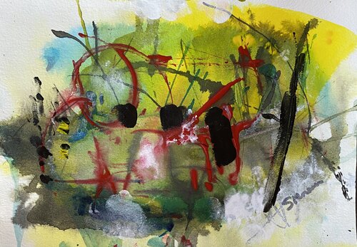 Abstaction2 by Steliana MOCANU, Work on Paper for Sale on Singulart