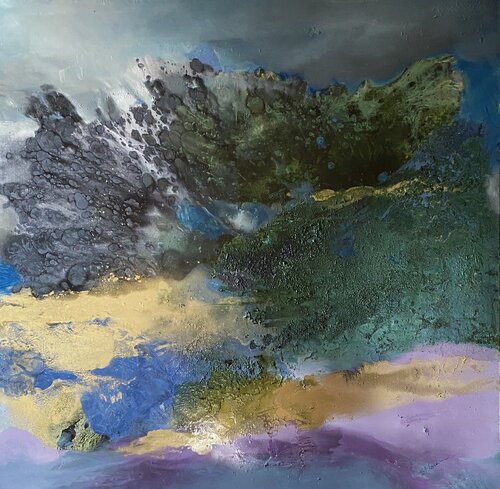 Nocturne10 par Steliana MOCANU, Peinture en vente sur Singulart