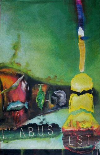 Partie de campagne 5- L'abus est ! di Véronique Egloff, Pittura in vendita su Singulart