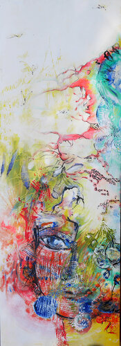 Je ne saurais dire pourquoi? - Fragile 8 par Véronique Egloff, Peinture en vente sur Singulart