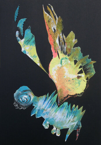 Birdies 18 di Véronique Egloff, Opera su carta in vendita su Singulart