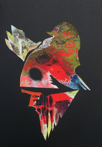 Birdies 17 di Véronique Egloff, Opera su carta in vendita su Singulart