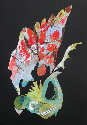 Birdies 15 di Véronique Egloff, Opera su carta in vendita su Singulart