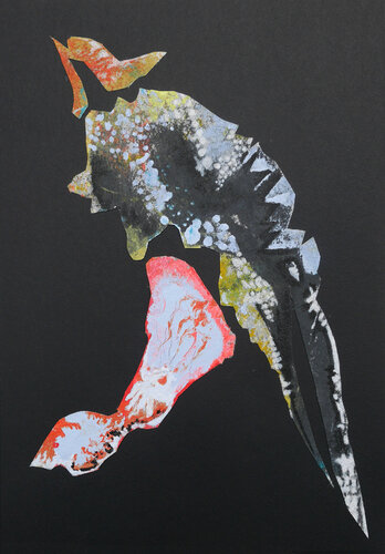 Birdies 9 par Véronique Egloff, Œuvre sur papier en vente sur Singulart