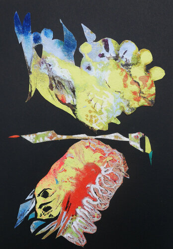 Birdies 5 par Véronique Egloff, Œuvre sur papier en vente sur Singulart