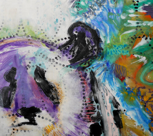 Faune 10- en dérive by Véronique Egloff, 회화 for Sale on Singulart