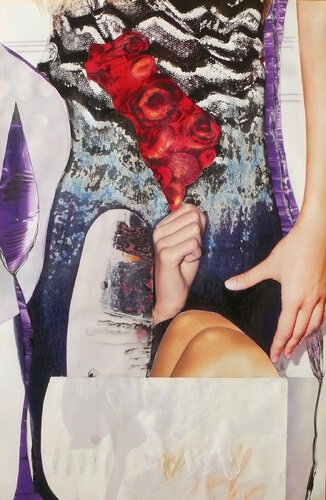 femme déterminée par Véronique Egloff, Œuvre sur papier en vente sur Singulart