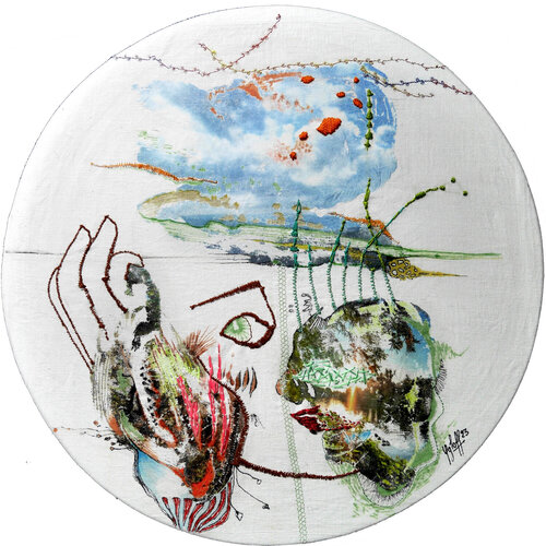 méditation 13 par Véronique Egloff, Oeuvre textile en vente sur Singulart