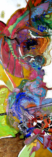 symbiose planétaire 8 par Véronique Egloff, Peinture en vente sur Singulart